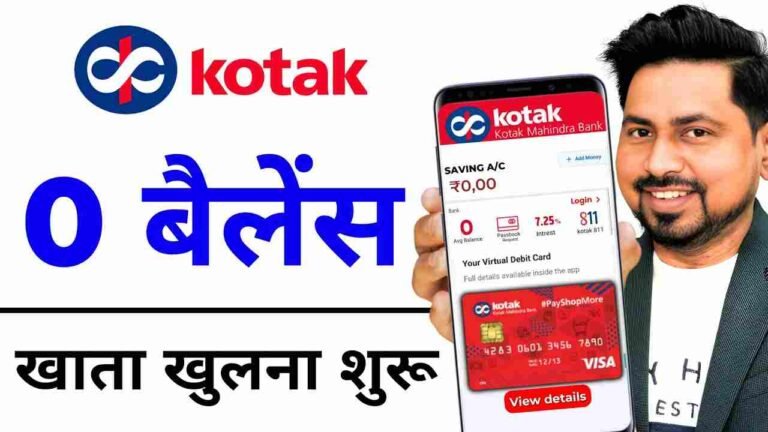 Kotak Saving Account Open Online