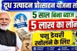Haryana Milk Production Incentive Scheme Loan