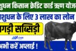 Pashudhan Kisan Credit Card Loan Scheme